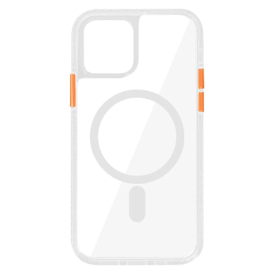 Etui Apple iPhone 12 /12 Pro Magsafe Anti-Shock Magnetic Circle - pomarańczowe Avizar