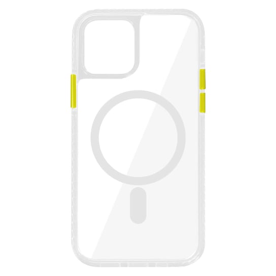 Etui Apple iPhone 12 Mini Magsafe Anti-Shock Magnetic Circle - żółte Avizar