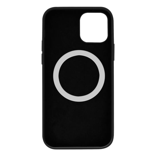 Etui Apple iPhone 12 Mini Magsafe Silikonowe półsztywne Anti-tracking - czarne Avizar