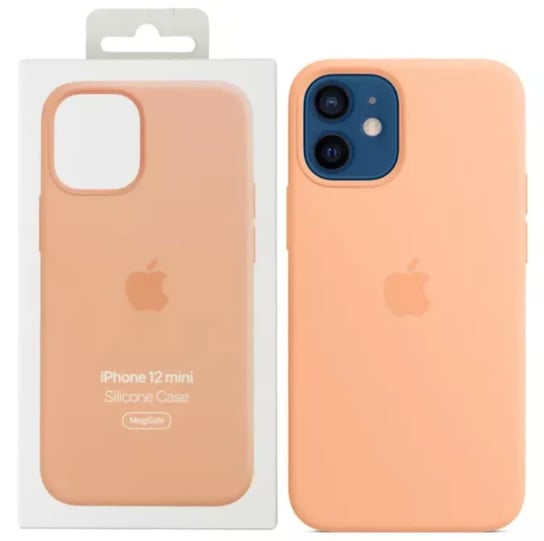 Etui Apple iPhone 12 Mini Silikonowe Melonowe MJYW3ZM/A Cantaloupe MagSafe Apple