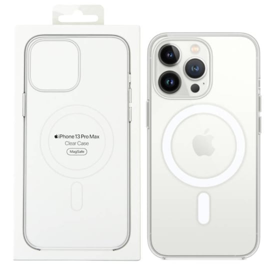 Etui Apple iPhone 13 Pro MAX Plecki Przeźroczyste Ramka MagSafe MM313ZM/A Apple