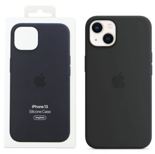 Etui Apple iPhone 13 Silikonowe Czarne Midnight MM2A3ZM/A MagSafe Apple