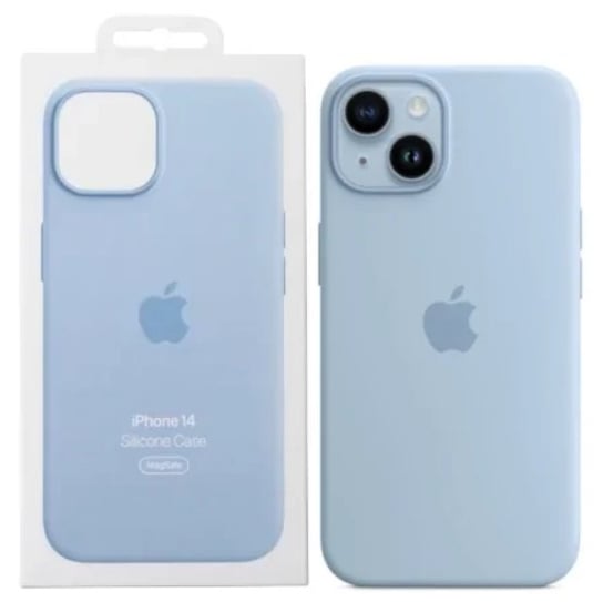 Etui Apple Iphone 14 Mqu93Zm/A Sky Błękitne Magsafe Silikonowe Apple