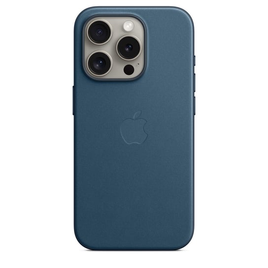 Etui Apple iPhone 15 Pro FineWoven MT4Q3ZM/A Pacific Blue Głębia Oceanu Apple