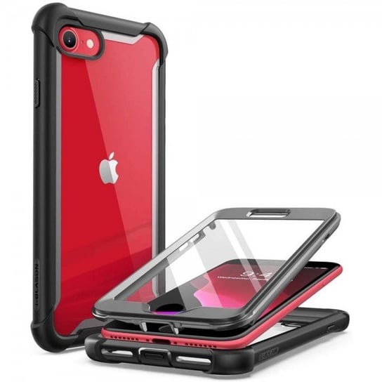 Etui, Apple iPhone SE 2020, 8, 7 Supcase IBLSN Ares, czarny Supcase