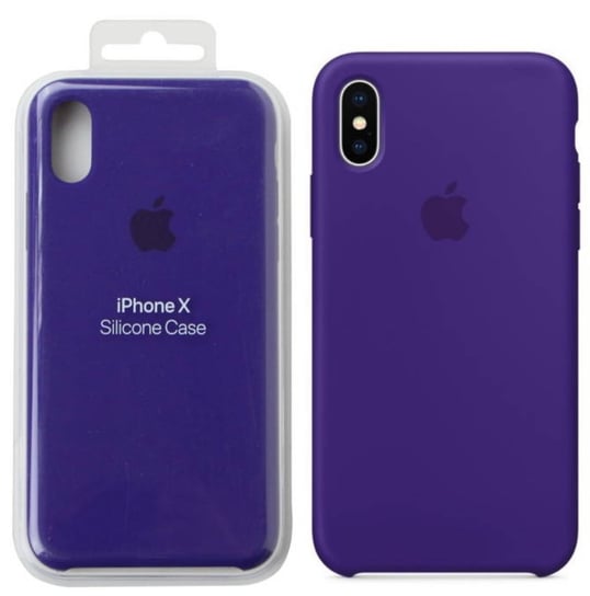 Etui Apple iPhone X / Xs Silicone Case MQT72ZM/A Fioletowe Ultra Violet Plecki Apple