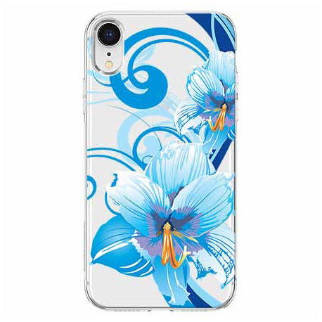 Etui, Apple iPhone XR, niebieski kwiat północy EtuiStudio