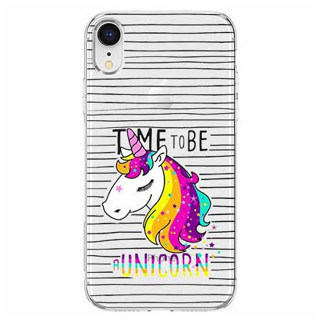 Etui, Apple iPhone XR, Time to be unicorn, Jednorożec EtuiStudio