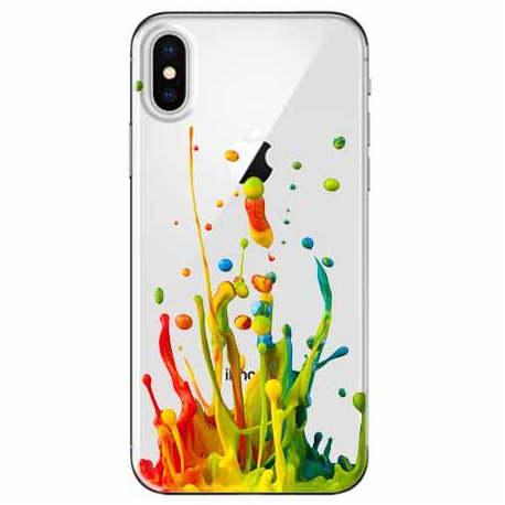 Etui, Apple iPhone XS Max, Kolorowy splash EtuiStudio