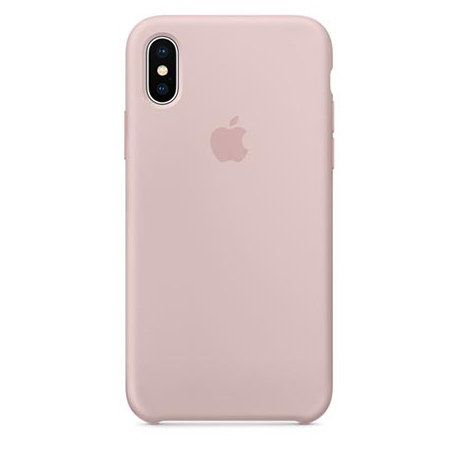Etui, Apple iPhone XS, Silikonowe , różowy EtuiStudio