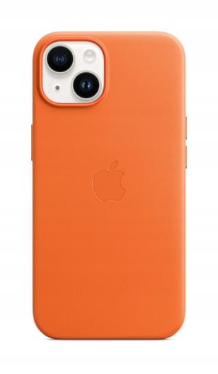 Etui Apple Leather Do Iphone 14 Pomarańczowe Apple