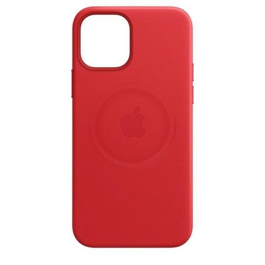 Etui Apple MHKJ3ZM/A iPhone 12 Pro Max MagSafe czerwone/red Leather Case Apple