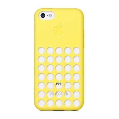 Etui APPLE na iPhone 5c MF038, żółte Apple