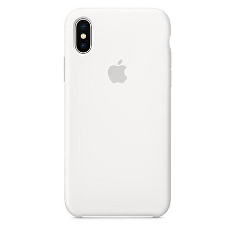 Etui Apple na iPhone X, Silikonowe , biały EtuiStudio