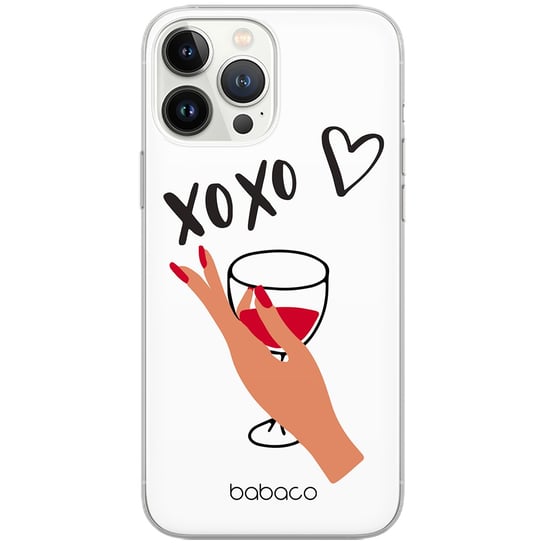 Etui Babaco dedykowane do Iphone 11 PRO MAX, wzór: XOXO 001 Etui częściowo przeźroczyste, oryginalne i oficjalnie licencjonowane Babaco