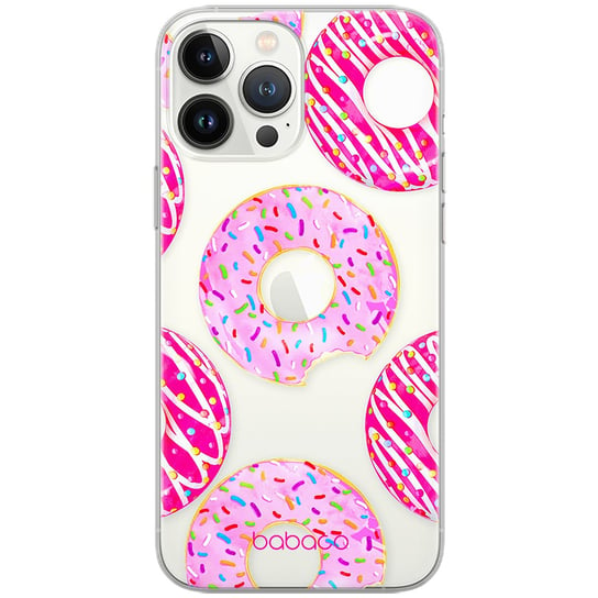 Etui Babaco dedykowane do Iphone 12 Mini, wzór: Donut 002 Etui częściowo przeźroczyste, oryginalne i oficjalnie licencjonowane Babaco