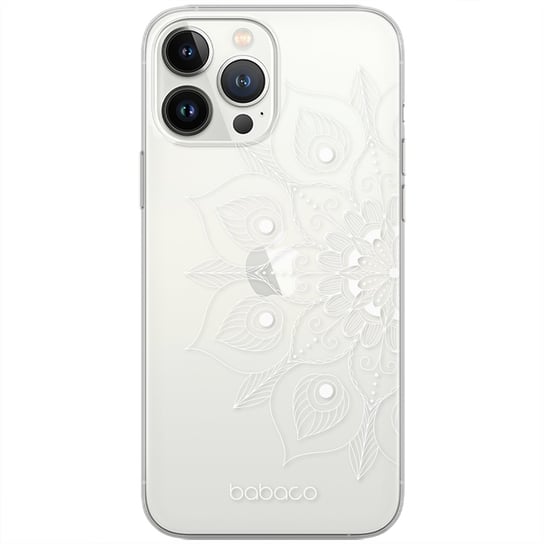 Etui Babaco dedykowane do Iphone 12 Mini, wzór: Mandale 002 Etui częściowo przeźroczyste, oryginalne i oficjalnie licencjonowane Babaco