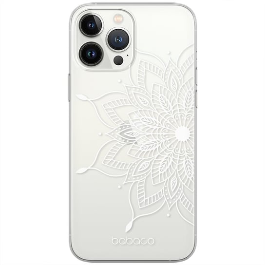 Etui Babaco dedykowane do Iphone 12 Mini, wzór: Mandale 004 Etui częściowo przeźroczyste, oryginalne i oficjalnie licencjonowane Babaco