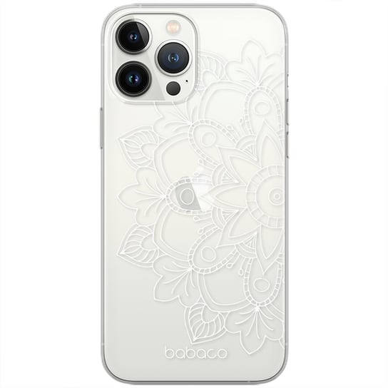 Etui Babaco dedykowane do Iphone 12 Mini, wzór: Mandale 005 Etui częściowo przeźroczyste, oryginalne i oficjalnie licencjonowane Babaco