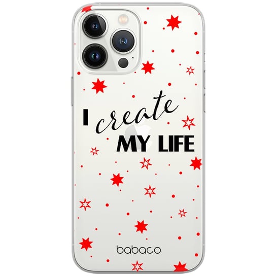 Etui Babaco dedykowane do Xiaomi REDMI NOTE 11 5G / NOTE 11T 5G / POCO M4 PRO 5G, wzór: Positive vibes 006 Etui częściowo przeźroczyste, oryginalne i oficjalnie licencjonowane ERT Group