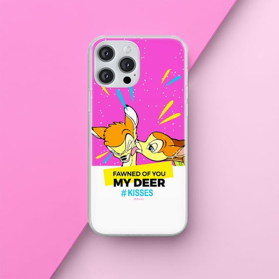 Etui Bambi 012 Disney Nadruk pełny Różowy Producent: OnePlus, Model: NORD 2T 5G ERT Group