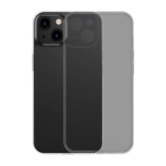 Etui Baseus Frosted Glass Case do iPhone 13 (czarne) + szkło hartowane Baseus