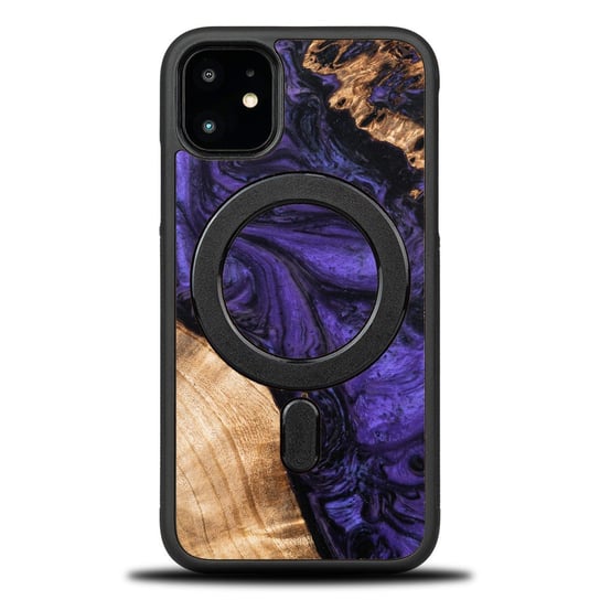 Etui Bewood Unique na iPhone 11 - Violet z MagSafe BEWOOD