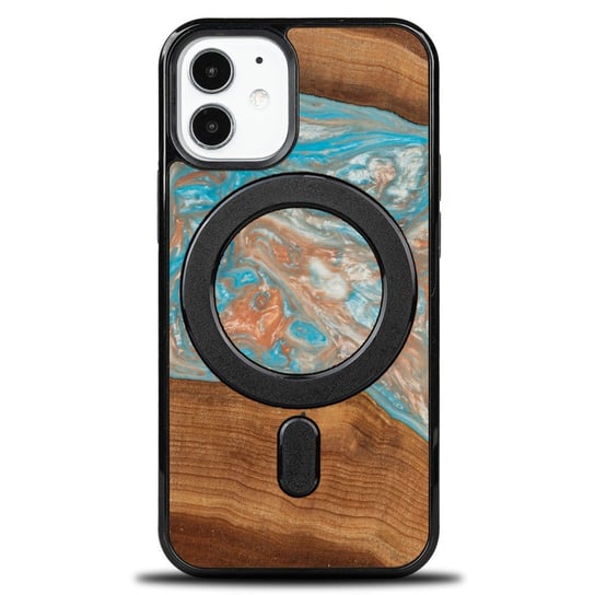 Etui Bewood Unique na iPhone 12 Mini - Planets - Saturn z MagSafe BEWOOD