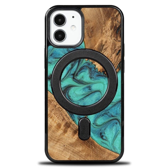 Etui Bewood Unique na iPhone 12 Mini - Turquoise z MagSafe BEWOOD