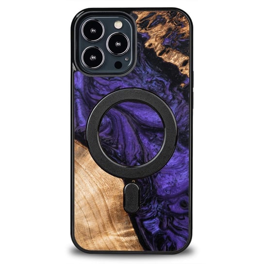 Etui Bewood Unique na iPhone 13 Pro Max - Violet z MagSafe BEWOOD