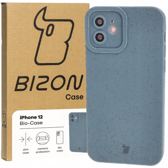 Etui Bizon Bio Case do Apple iPhone 12, niebieskie Bizon