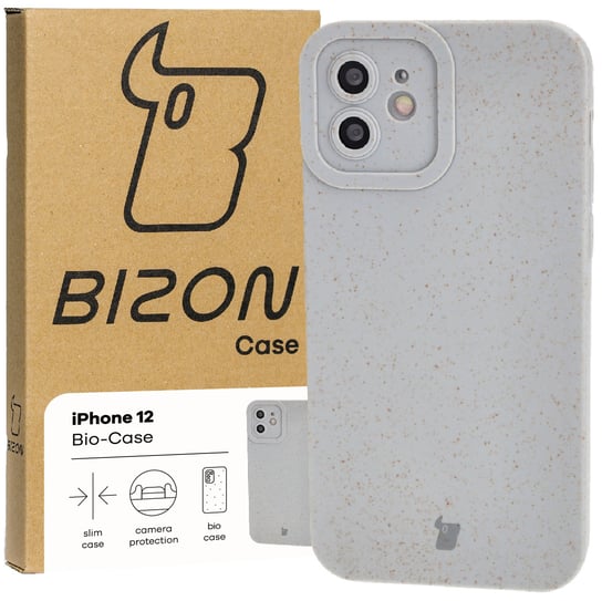 Etui Bizon Bio Case do Apple iPhone 12, szare Bizon