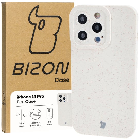 Etui Bizon Bio Case Do Apple Iphone 14 Pro, Ecru Bizon