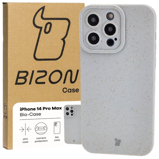 Etui Bizon Bio Case Do Apple Iphone 14 Pro Max, Szare Bizon