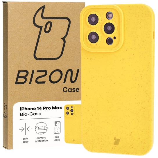 Etui Bizon Bio Case Do Apple Iphone 14 Pro Max, Żółte Bizon