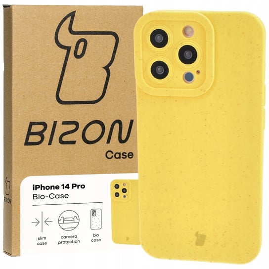 Etui Bizon Bio Case do Apple iPhone 14 Pro, żółte Bizon