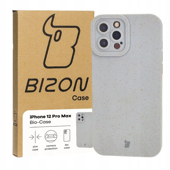 Etui Bizon Bio Case do iPhone 12 Pro Max, szare Bizon