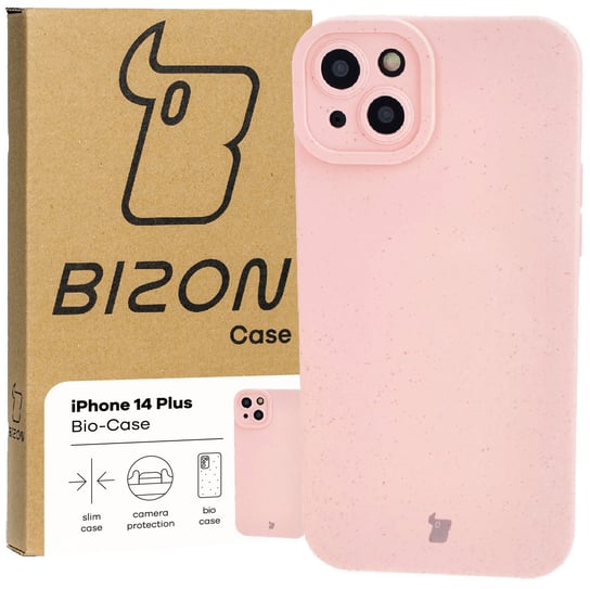 Etui Bizon Bio Case do iPhone 14 Plus, różowe Bizon