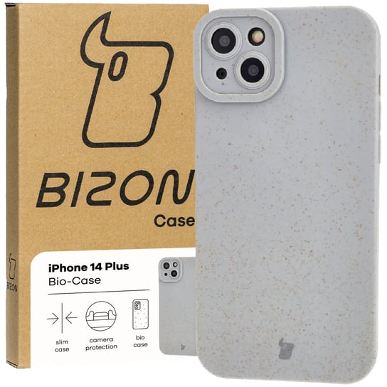 Etui Bizon Bio Case do iPhone 14 Plus, szare Bizon