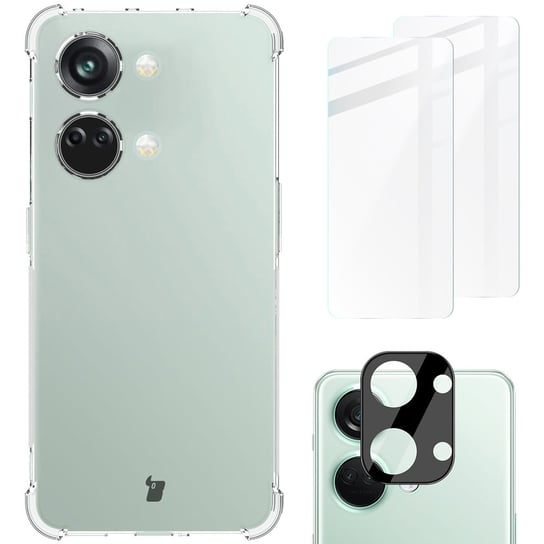 Etui Bizon Case Clear Pack do OnePlus Nord 3, przezroczyste Bizon