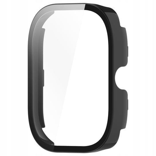 Etui Bizon Case+Glass Watch do Xiaomi Redmi Watch 4, czarne Bizon