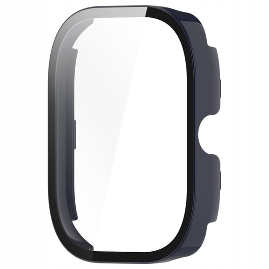 Etui Bizon Case+Glass Watch do Xiaomi Redmi Watch 4, niebieskie Bizon