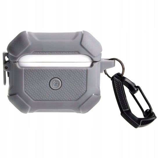 Etui Bizon Case Headphone Armor Do Apple Airpods 3, Szare Bizon