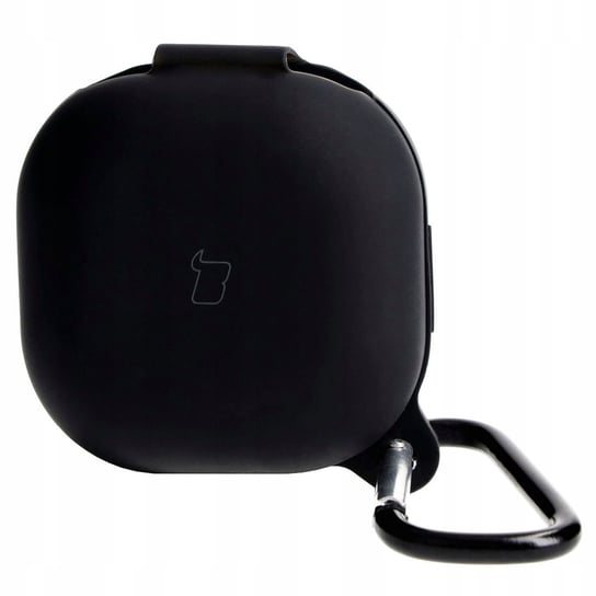 Etui Bizon Case Headphone Silicone do Galaxy Buds Live / Pro / Buds2 / Buds2 Pro, czarne Bizon