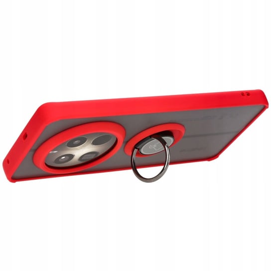 Etui Bizon Case Hybrid Ring do Realme 12 Pro / 12 Pro+, czerwone Bizon