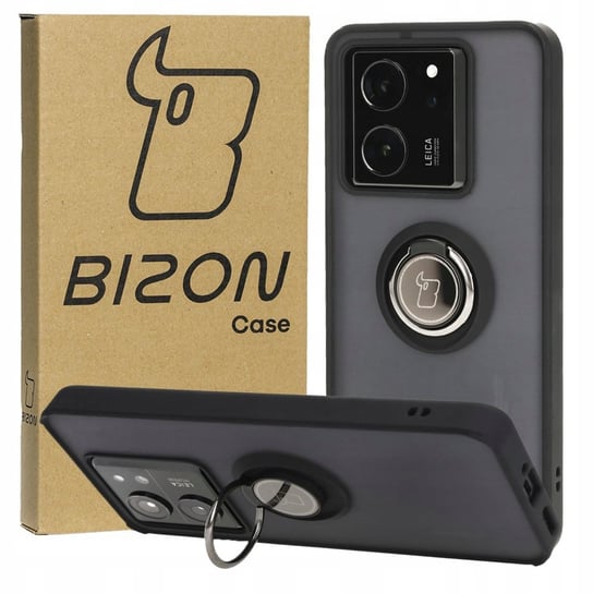 Etui Bizon Case Hybrid Ring do Xiaomi 13T / 13T Pro, czarne Bizon