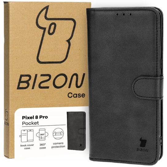 Etui Bizon Case Pocket do Pixel 8 Pro, czarne Bizon
