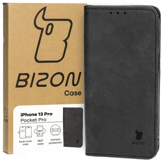 Etui Bizon Case Pocket Pro do Apple iPhone 13 Pro, czarne Bizon