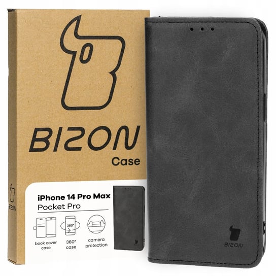 Etui Bizon Case Pocket Pro do Apple iPhone 14 Pro Max, czarne Bizon