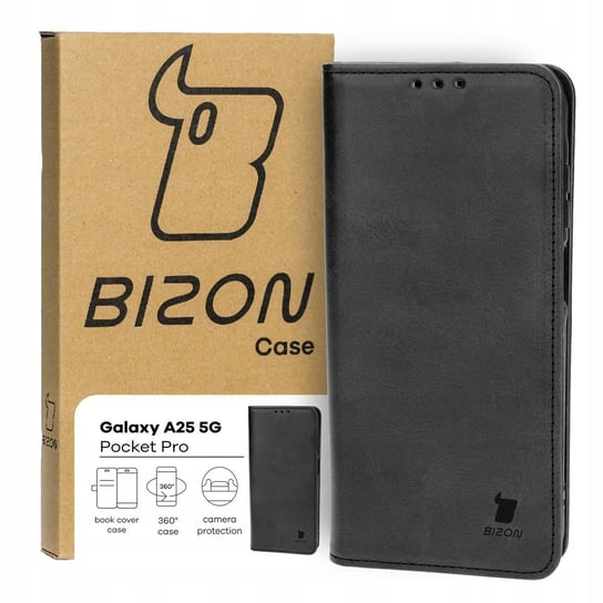 Etui Bizon Case Pocket Pro do Galaxy A25 5G, czarne Bizon